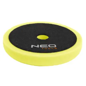 Car polisher accessory pad NEO tools 08-980 — polishing sponge pad 150×150×25 mm, hard, 1 pc