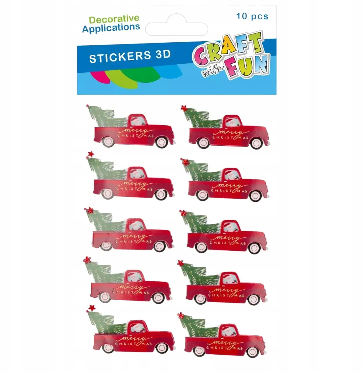Craft with Fun 3D uzlīmes CFBN744