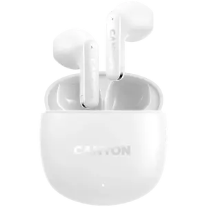 Bezvadu TWS austiņas CANYON OnGo 13 Semi-in-ear baltas, Bluetooth true wireless, modelis CNS-TWS13W