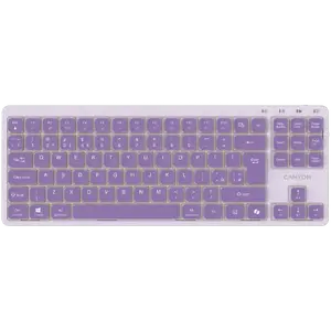 Wired Low Profile Keyboard CANYON OnType 10 (EN layout) — Violet
