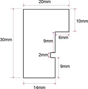 Foto rāmis focus Dahlia White kolāža 3×10×15 priekš 21×40 — focus