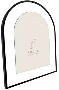 Photo frame Focus Aster Arch Black — brand Focus, model 133082, for 13x18 cm photo, outer 19x24 cm