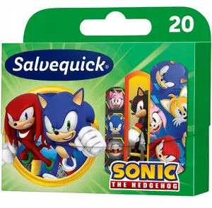 Plasters for children Orkla SALVEQUICK Sonic — 20 pieces, hypoallergenic adhesive