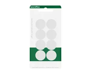 Stickn board accessory B.N.T 884507 — white magnetic board pins Ø20 mm, pack of 8