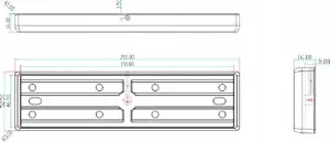 Крепление для противопожарных дверей SCOT BK-800I