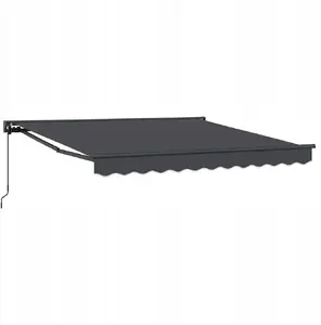 Выдвижная маркиза VidaXL Markiza Antracyt 350x250 см ткань Lumarko