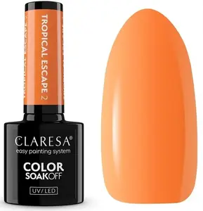 Hybrid Nail Polish Claresa Tropical Escape 2 — 5 g, long-lasting gel-like manicure