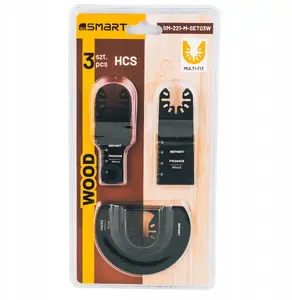 Smart365 HCS wood oscillating tool saw blade set — replacement blades for cutting wood