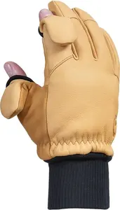Photography Glove Vallerret Hatchet Leather Natural XL — Vallerret leather glove for photographers, XL