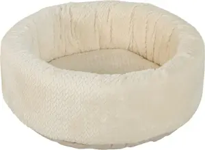 Лежак для кошки VidaXL ZOLUX OLYMPE круглый 40x40x18,5 см кремовый