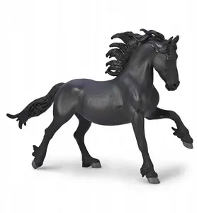 Collecta Action Figure — Friesian Stallion 1:12 Scale (Deluxe) by Collecta