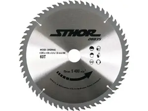 Дисковая пила STHOR 08835, 1 шт., твердосплавные зубья, для дерева