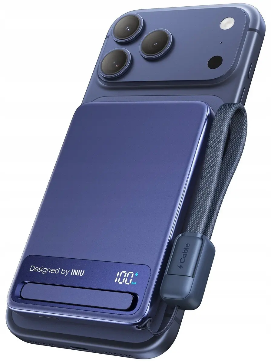 Powerbank INIU MagPro Slim — magnētiskais