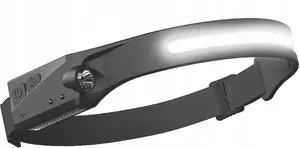 Headlamp UN model AKC0373SLL with LED COB + XPE, rechargeable, motion sensor