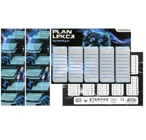 Lesson Planner Stickers STARPAK PLAN LEKCJI A5 for Notebooks, model STK PLA136