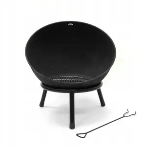 Garden fire pit Ambiance Kappa Ø60 black — Ambiance FP.013