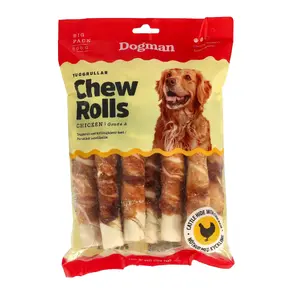 Chews Dogman 310111 for dogs and cats, chicken flavour, 600 g