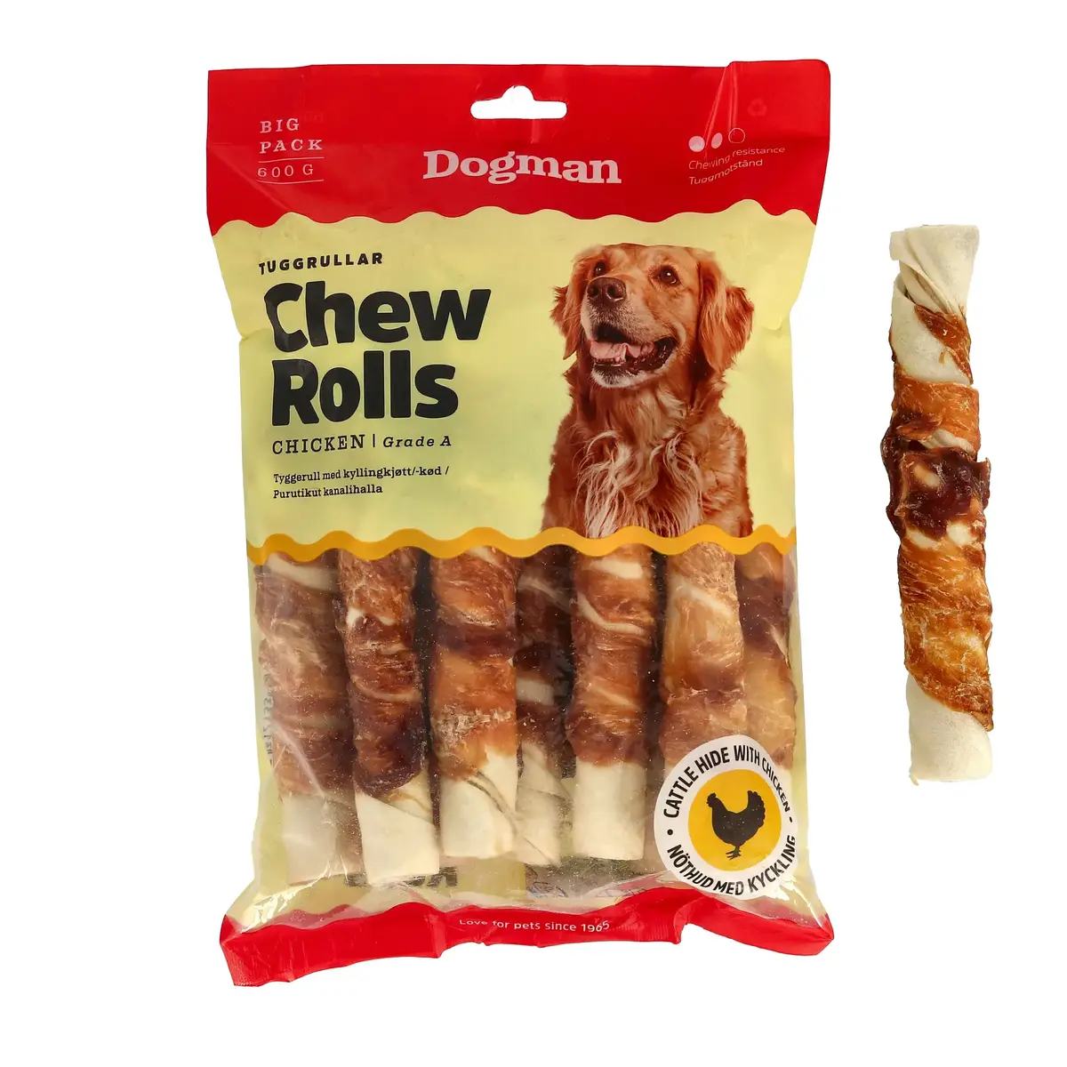 Chews Dogman 310111 chicken flavour 600 g Photo 2