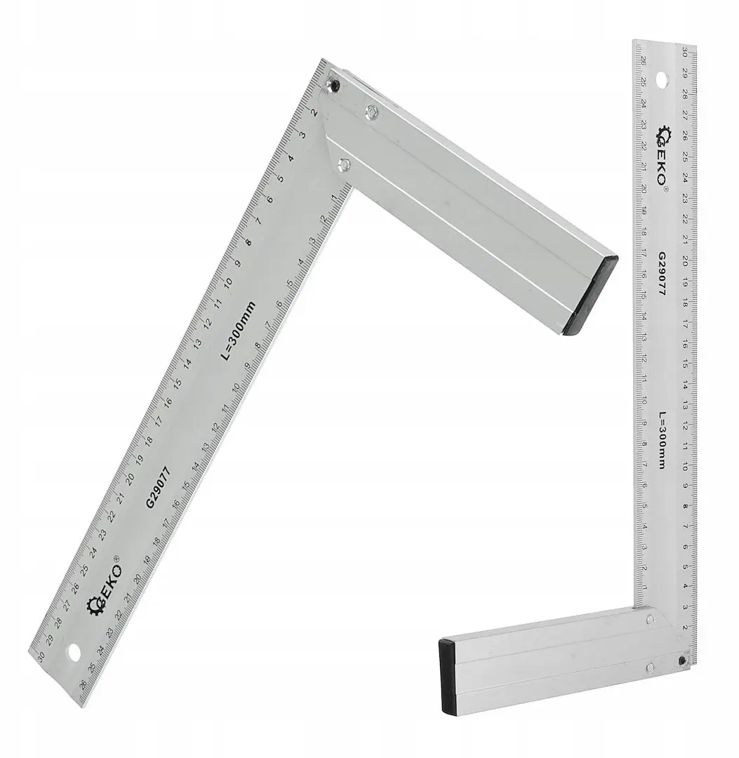 Leņķa lineāls GEKO 300 mm ALU