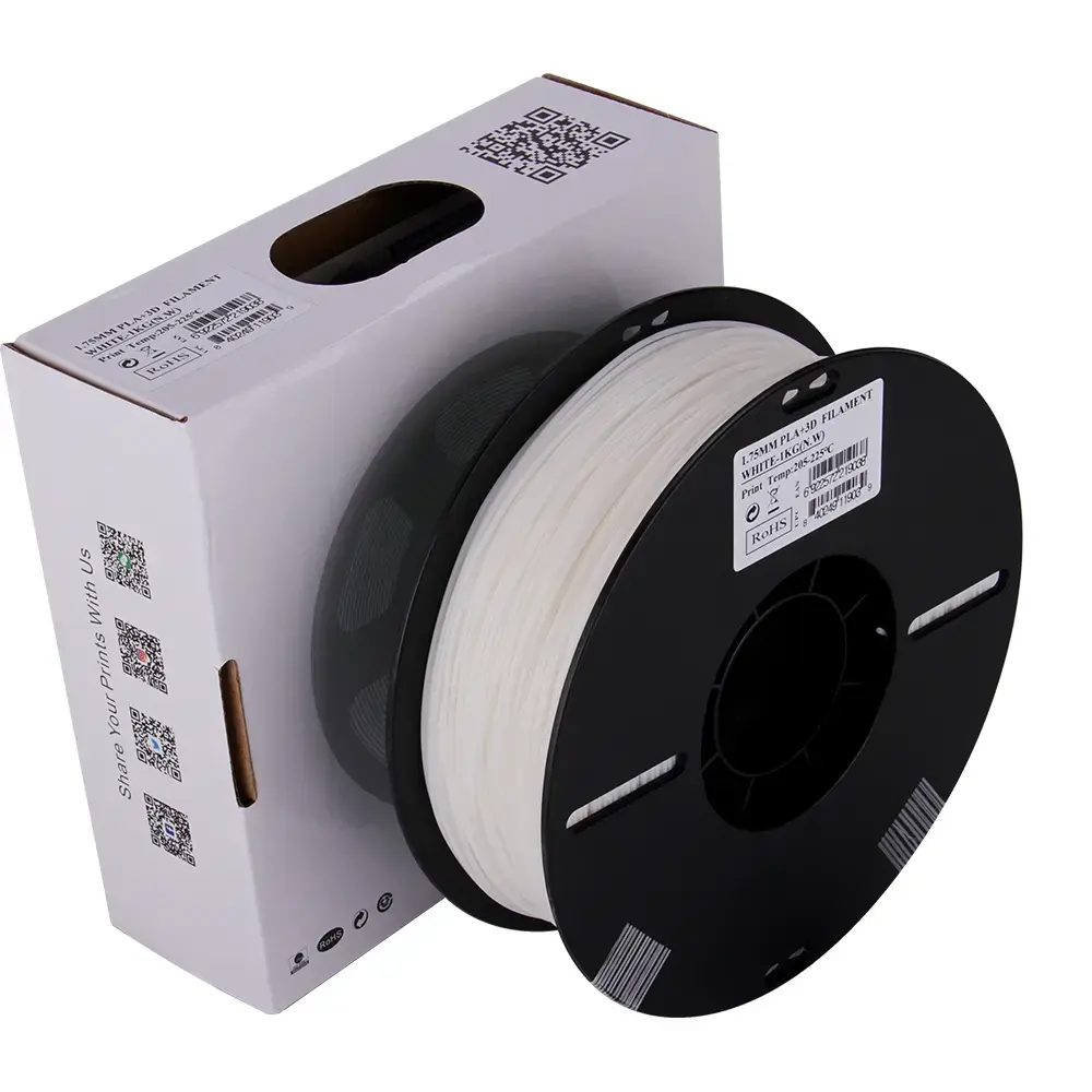 eSun PLA+ 1.75 mm balts 1 kg filaments Photo 4