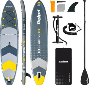 Надувная SUP доска Rebel Active RBA-4500 350×81×15 см — комплект
