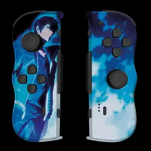Gamepads Lexip X CRUNCHYROLL Sung Jin-Woo Twin Pads WL — bezvadu, D-pad, iebūvēta 300 mAh akumulators, zils/balts priekš Nintendo Switch 2