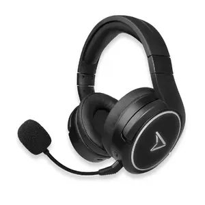 Austiņas Lexip Voyager — vadu un bezvadu (Bluetooth), apaļās apkakles (circumaural), ar galvas stīpu, melnas