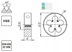 Tap FANAR NARZYNKA M8 DIN-22568 (6g) HSS 800 SPN