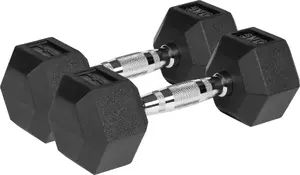 Гантели Rebel Active Hex в резиновом покрытии пара 2 x 5 кг