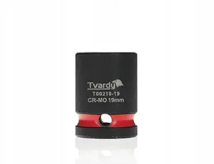 Socket, impact 1/2" 6-point 19 mm CR-MO by Tvardy