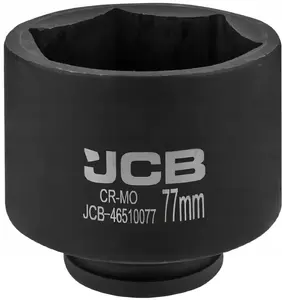 Ударная глубокая головка 3/4" 77 мм 6-гранная — JCB