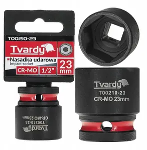 Impact Socket 1/2" 6-Point 23mm CR-MO by Tvardy