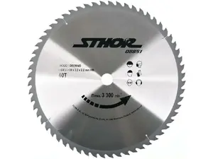 Circular saw blade STHOR 08851 for wood, carbide-tipped, 1 pc