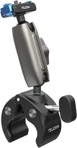 Telesin Mount Clamp with Magnet for Handlebar/Rail — compatible with GoPro Hero 13 (model S3-hbm-13-tgp)
