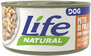 Консервы для собак Life Pet Care LIFE DOG 90 г Курица с сыром