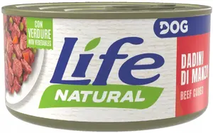 Консервы для собак Life Pet Care LIFE DOG BEEF CHUNKS 90 г — говяжные кусочки, влажный корм