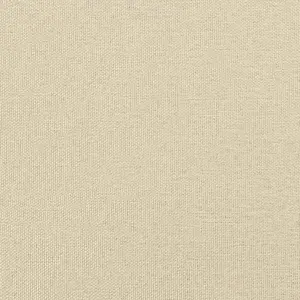 Gulta ar atsperu matraci VidaXL modelis 3398498 — Krēmkrāsas audums, 140 x 200 cm