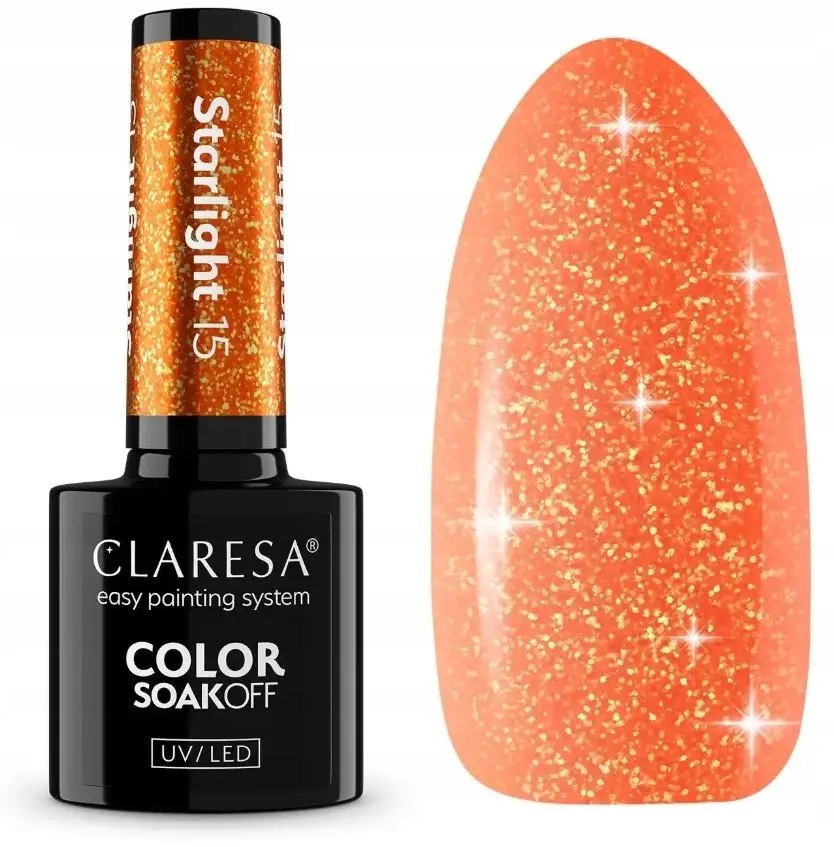 Claresa hibrīda nagu laka Starlight 15