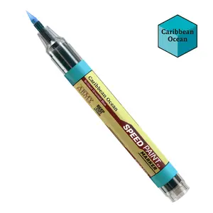 Krāsu marķieris Army Painter Speedpaint Marker Caribbean Ocean (zils) TAPSM1040P