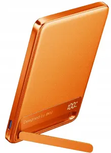 Powerbank INIU MagPro Slim – magnētisks bezvadu powerbank 5000 mAh, oranžs