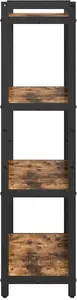 Книжная полка VidaXL модель 868421 в отделке «Копченый дуб» 80 x 30 x 118 см