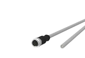 Sensor/actuator cable Triton METZ CONNECT 142MKA20100 M12 female to open end, 10 m, grey