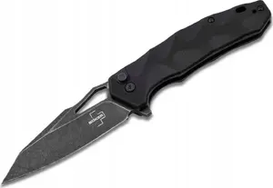 Folding Knife boker Plus Kirke Black Nitro-V — Stainless Steel Blade, Locking Mechanism