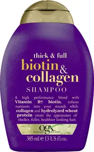 Шампунь Organix Cosmetix Biotin & Collagen – придающий объем, 385 мл