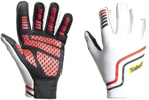Racing/Sim Gloves Sabelt G33 Size XL White — Sabelt G33 sim racing gloves