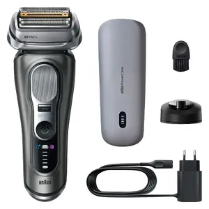 Фольговая электробритва Braun Series 9 Pro+ 9625s — графит, 5 головок, литий‑ионный аккумулятор, триммер, водостойкая