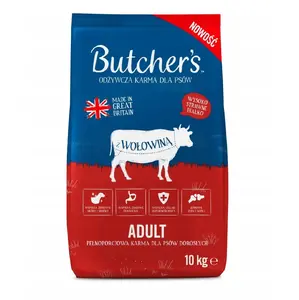 Сухой корм для собак BUTCHER'S Natural & Healthy с говядиной – 10 кг, полноценное питание
