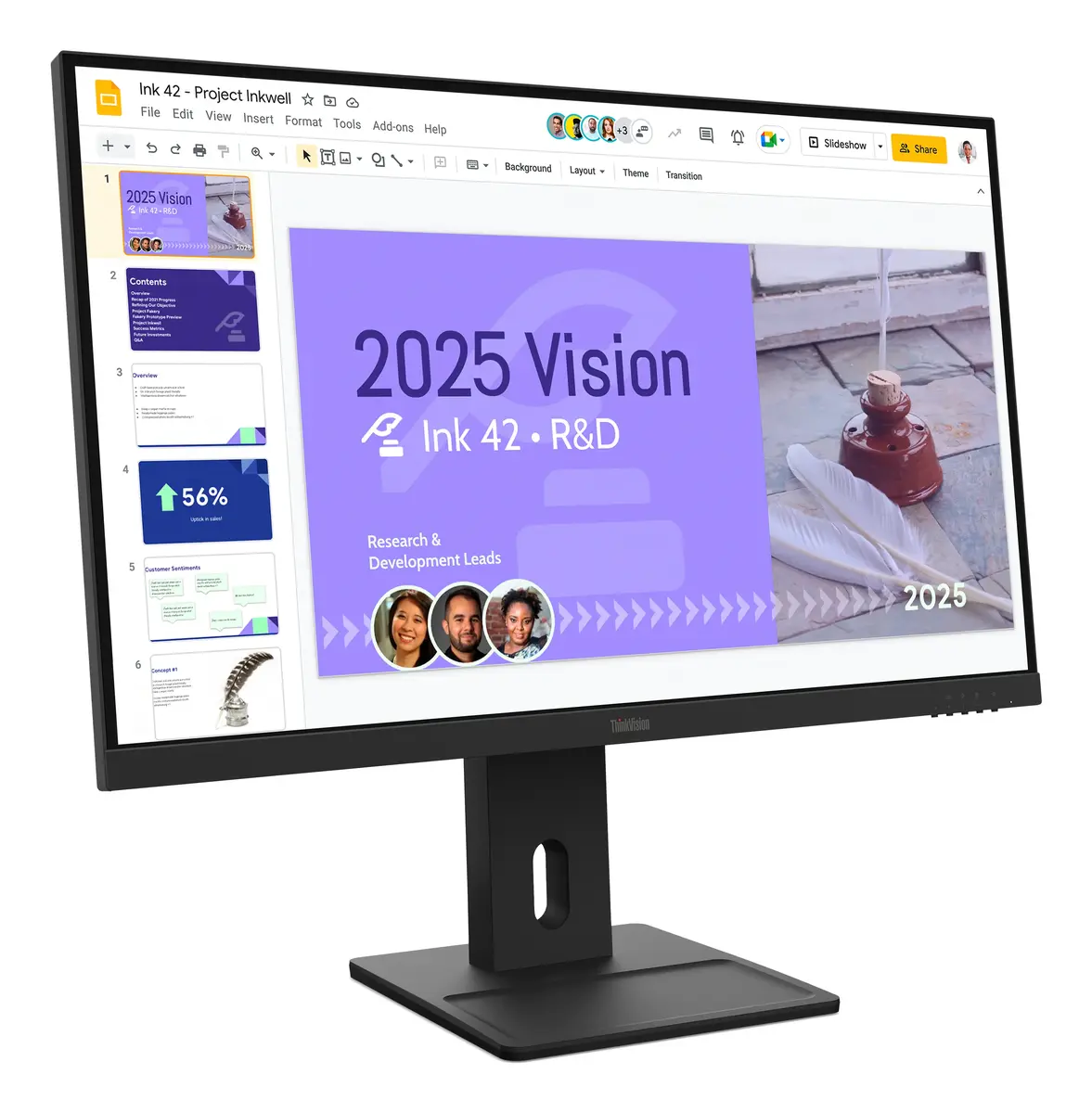 Lenovo ThinkVision E27Q-40 27" Quad HD монитор Photo 2