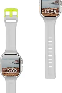 UAG Urban Armor Scout Strap for Apple Watch Ultra/44/45/46mm — smoke/active neon
