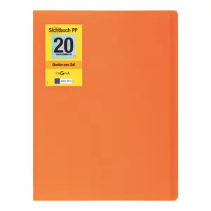Folder Pagna 21012-09 Polypropylene (PP) A4 Project Folder Orange
